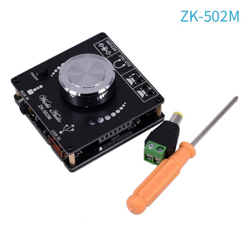 

Аудио усилитель D-класса , 2 x 50W Стерео мощности в корпусе (ZK-502M)