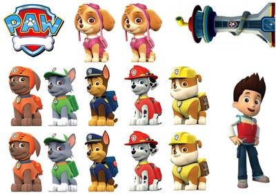 

Вафельная картинка для кондитерских изделий "Щенячий патруль" (лист А4) 2