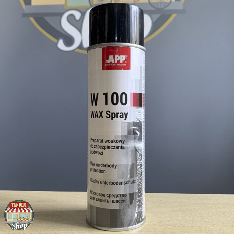 

Средство для защиты шасси на восковой основе APP W100 WAX, 500 мл Аэрозоль, Серый