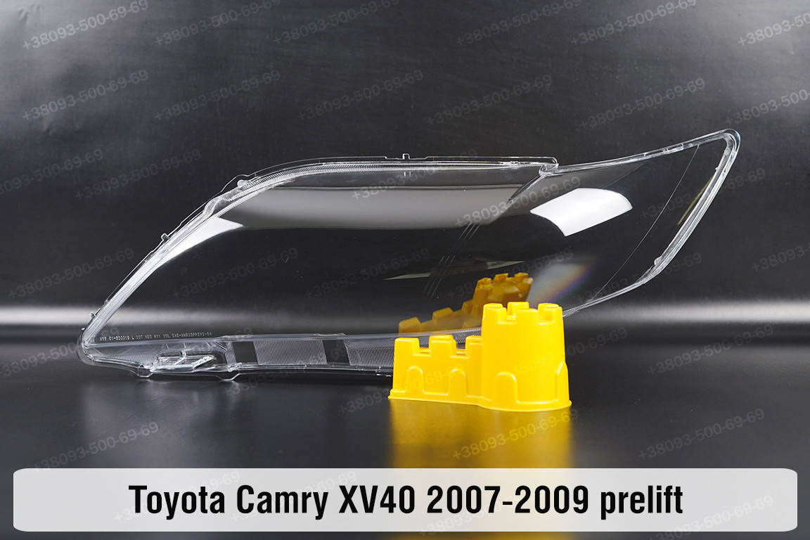 

Стекло фары Toyota Camry XV40 (2006-2009) VI поколение дорестайлинг левое