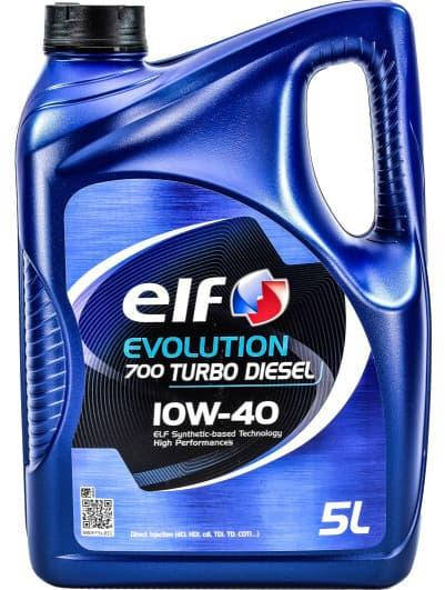 

Моторное масло Elf EVOLUTION 700 TURBO DIESEL 10W-40 5L