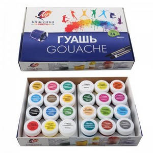 

Гуаш Луч "Класика" 24 кольори 20 мл 28С1681-08 (6уп/ящ)