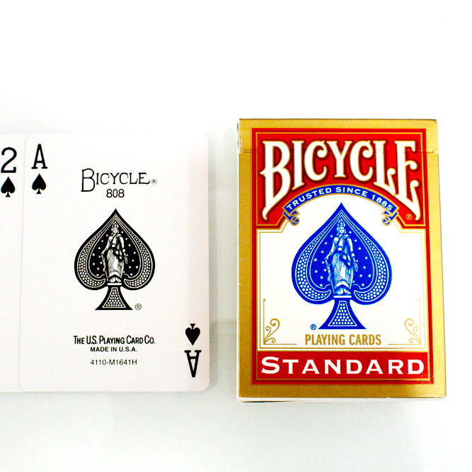 

Bicycle Standard (Rider Back) Игральные карты синяя колода Красная