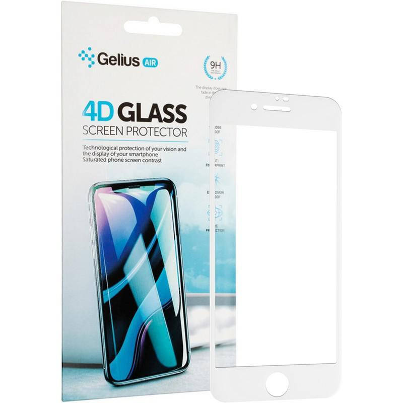 

Защитное стекло Gelius Pro 4D iPhone 7, 8 White, Белый