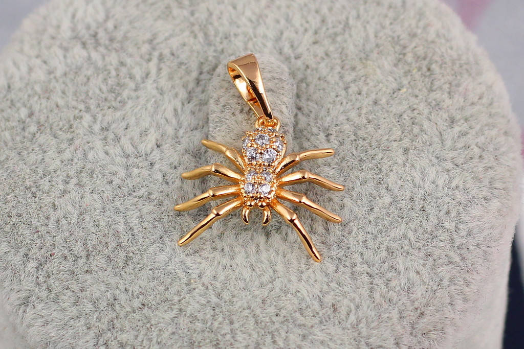 

Кулон Xuping Jewelry паучок 1,3 см золотистый