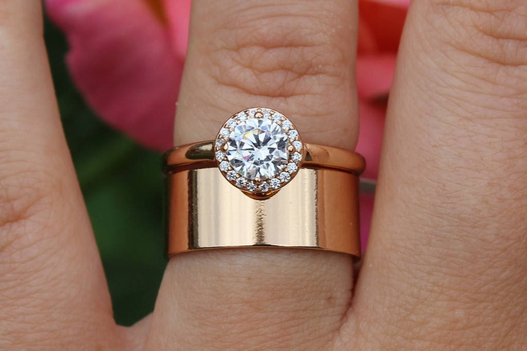 

Набор обручальных колец Xuping Jewelry 17 золотистый