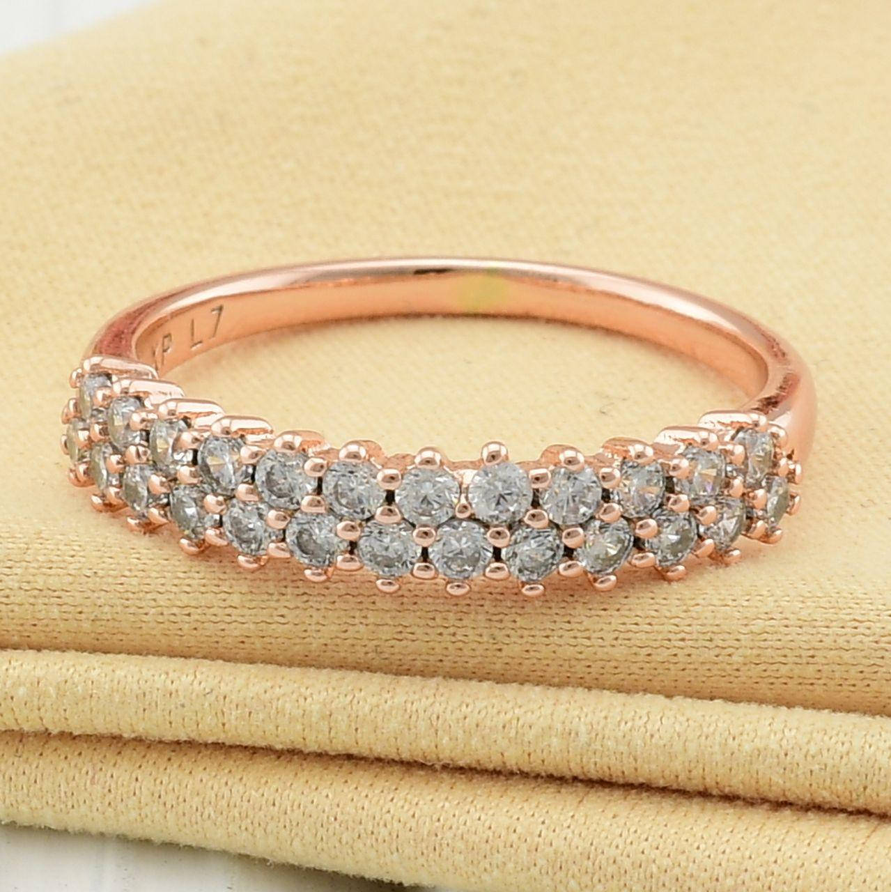 

Кольцо Xuping 30908 белые фианиты позолота РО размер 18