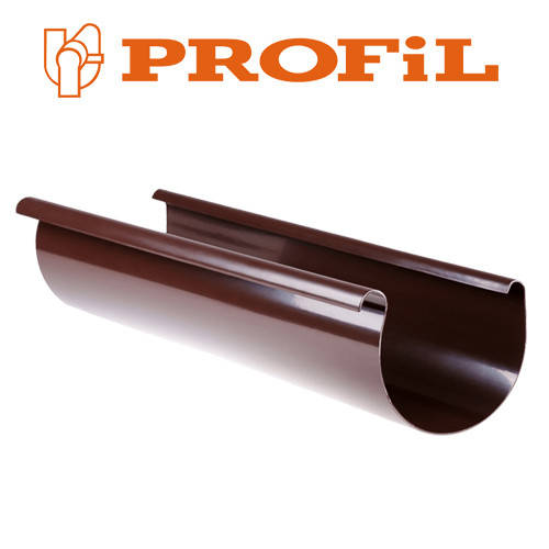

Желоб водосточный Profil 90мм / 3м (система 90/75)