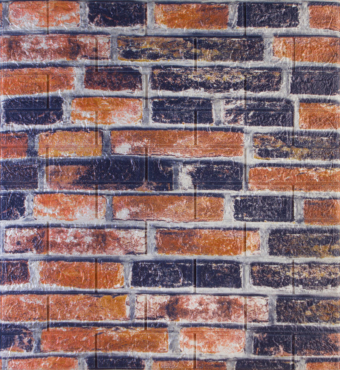 

Самоклейка декоративна 3D панель під зістарену катеринославську цеглу 700x770x5мм