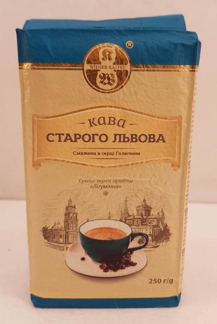 

Кофе молотый Кава Старого Львова Лігумінна 250г с ирландским кремом