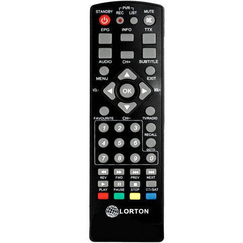 

Пульт для тюнера lorton s2-33, s2-55, t2-18 mini, Черный