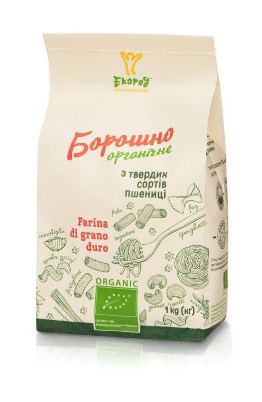 

Мука пшеничная твёрдых сортов органическая 1кг ЕКОРОД