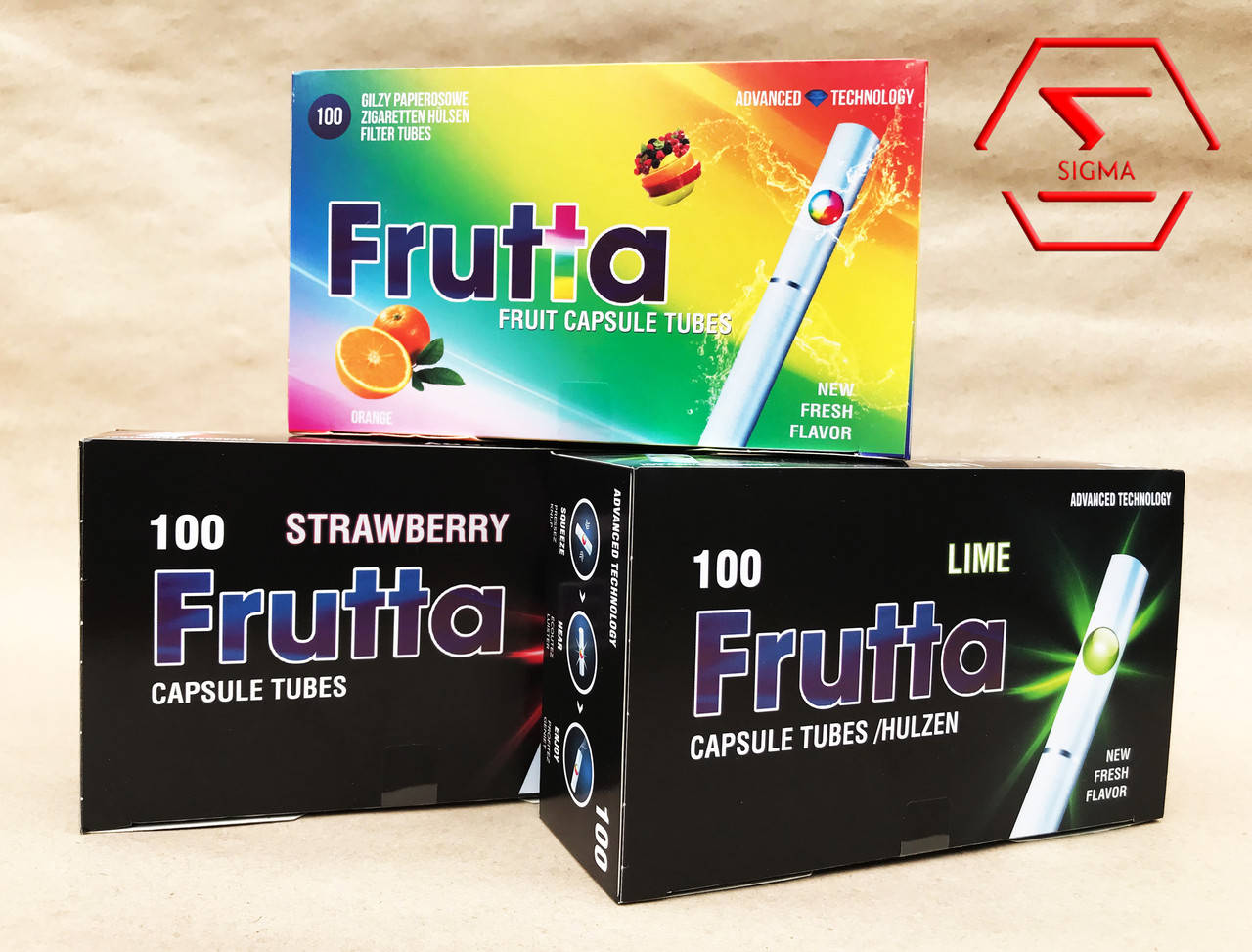 

Гильзы для набивки сигарет FRUTTA 100шт. Гильзы для сигарет