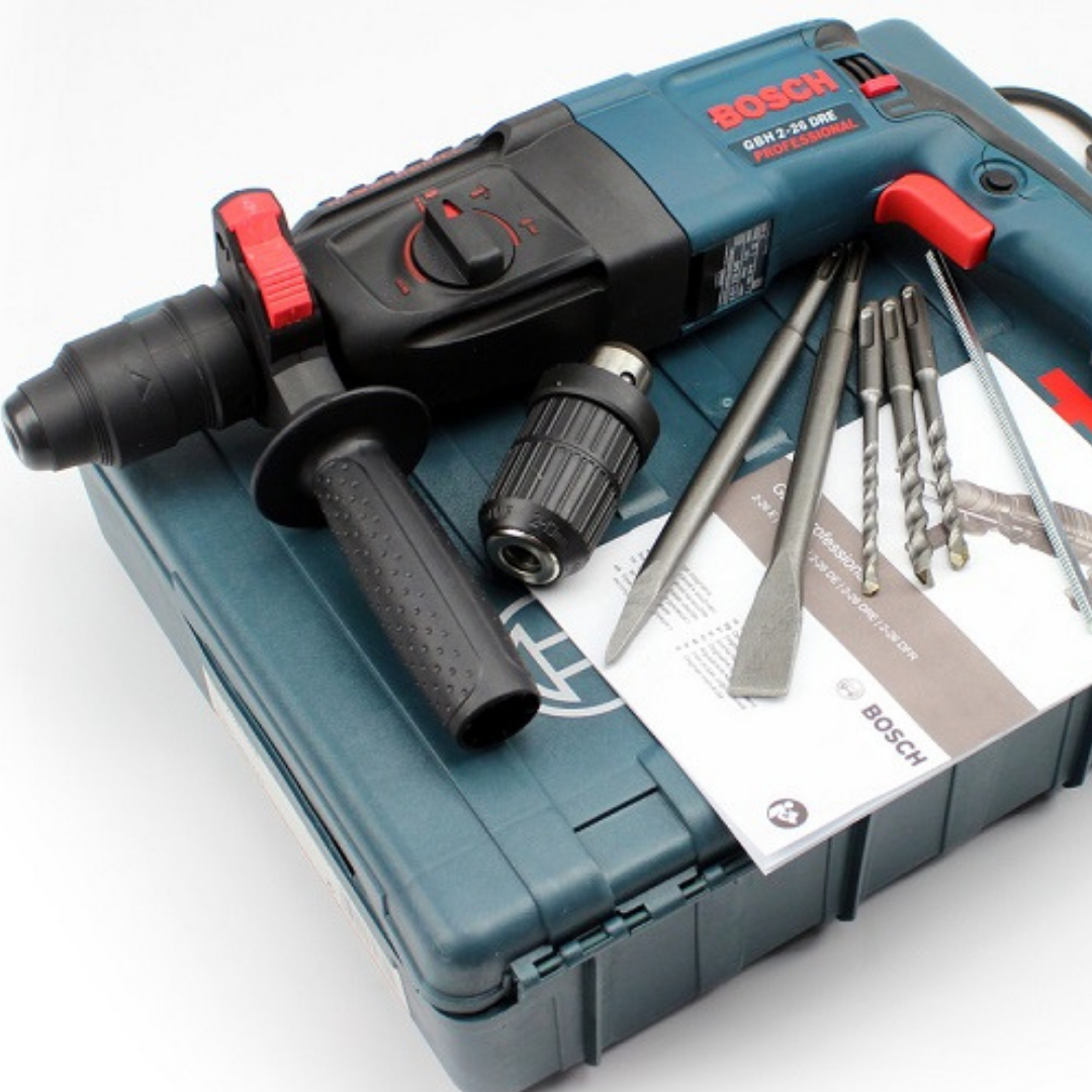 

Профессиональный перфоратор BOSCH GBH 2-26 DRE 800 Вт 2.7 Дж Сетевой перфоратор Бош 2-26
