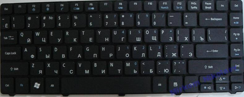 

Клавиатура ACER Aspire 4752ZG 4810 4810T 4810TG 4810TZ 4810TZG 4820 4820T 4820TG, Черный