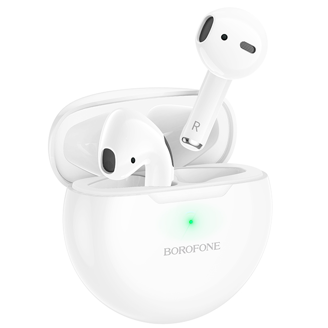 

Беспроводные наушники с микрофоном Bluetooth наушники в кейсе BOROFONE Felice BE41 Белый