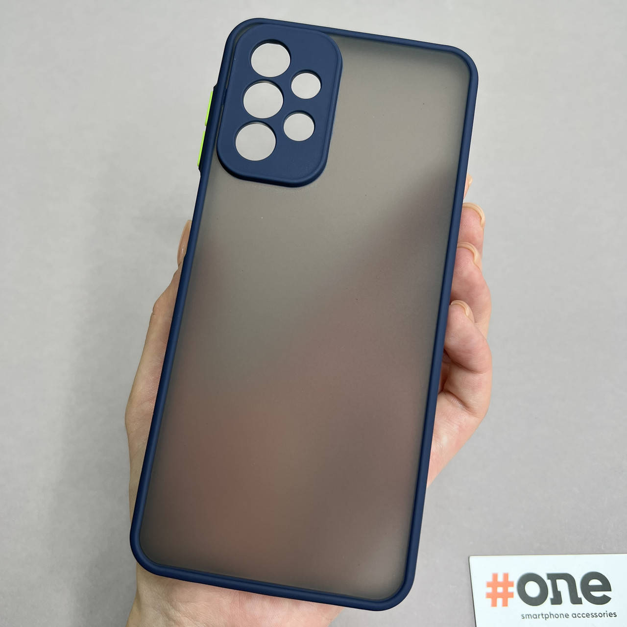 

Чехол для Samsung Galaxy A23 4G матовый с закрытой камерой чехол на телефон самсунг а23 4г темно-синий TCB