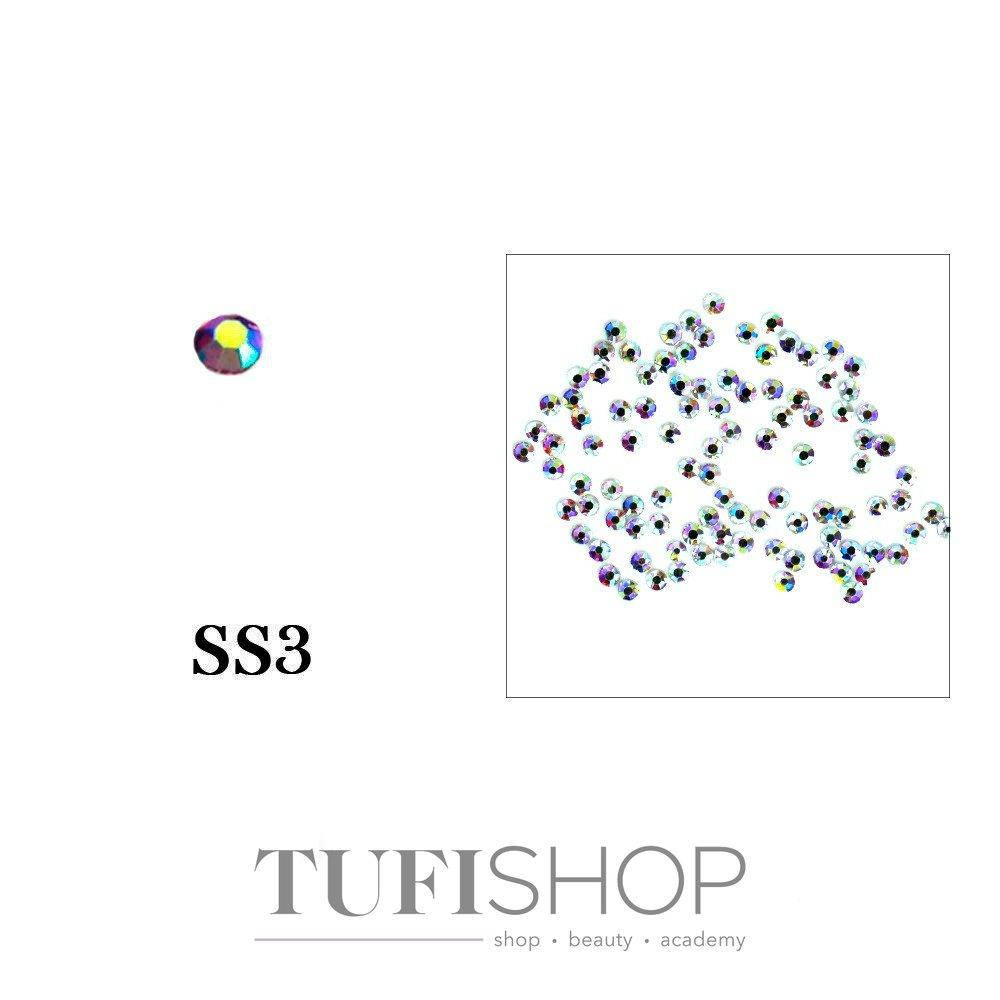 

Стразы - Crystal AB SS3, 100 шт (P33)