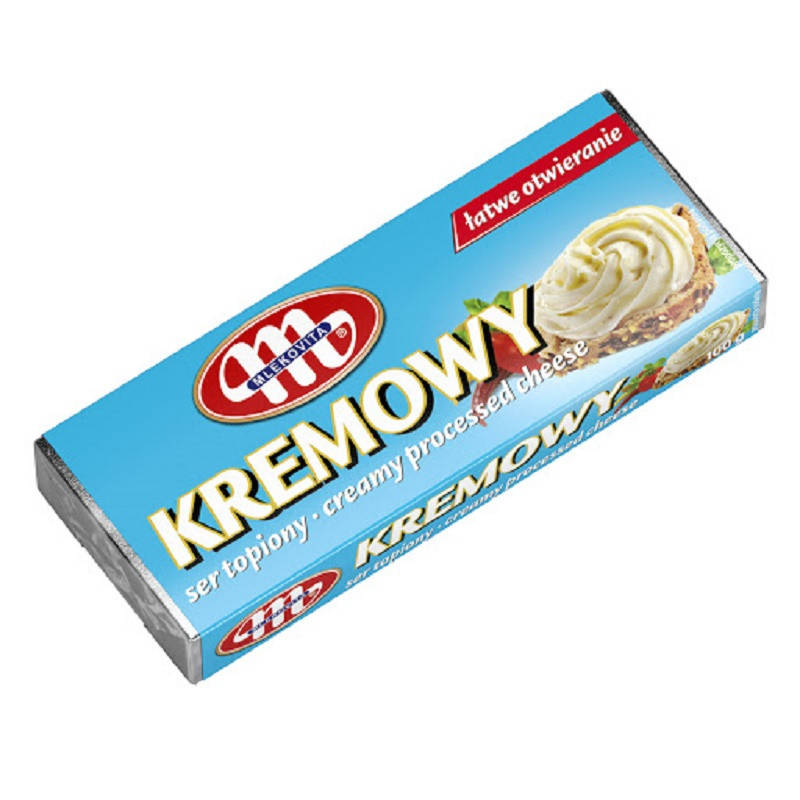 

Плавленный сыр "Mlekovita Kremowy" фасовка 0.1 kg