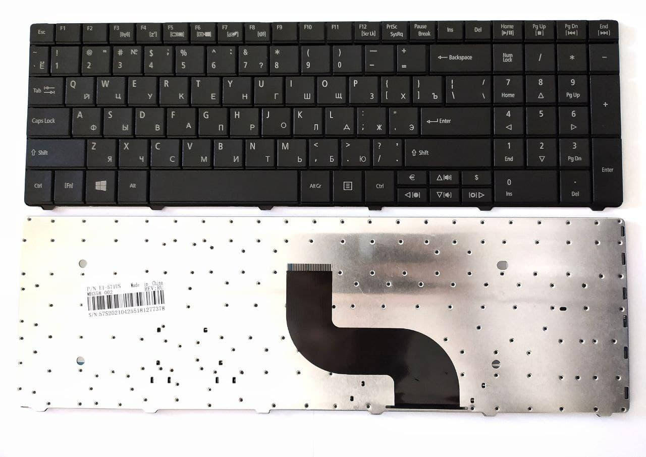 

Клавиатура Acer TravelMate 5335 5542 5542G 5735, Черный