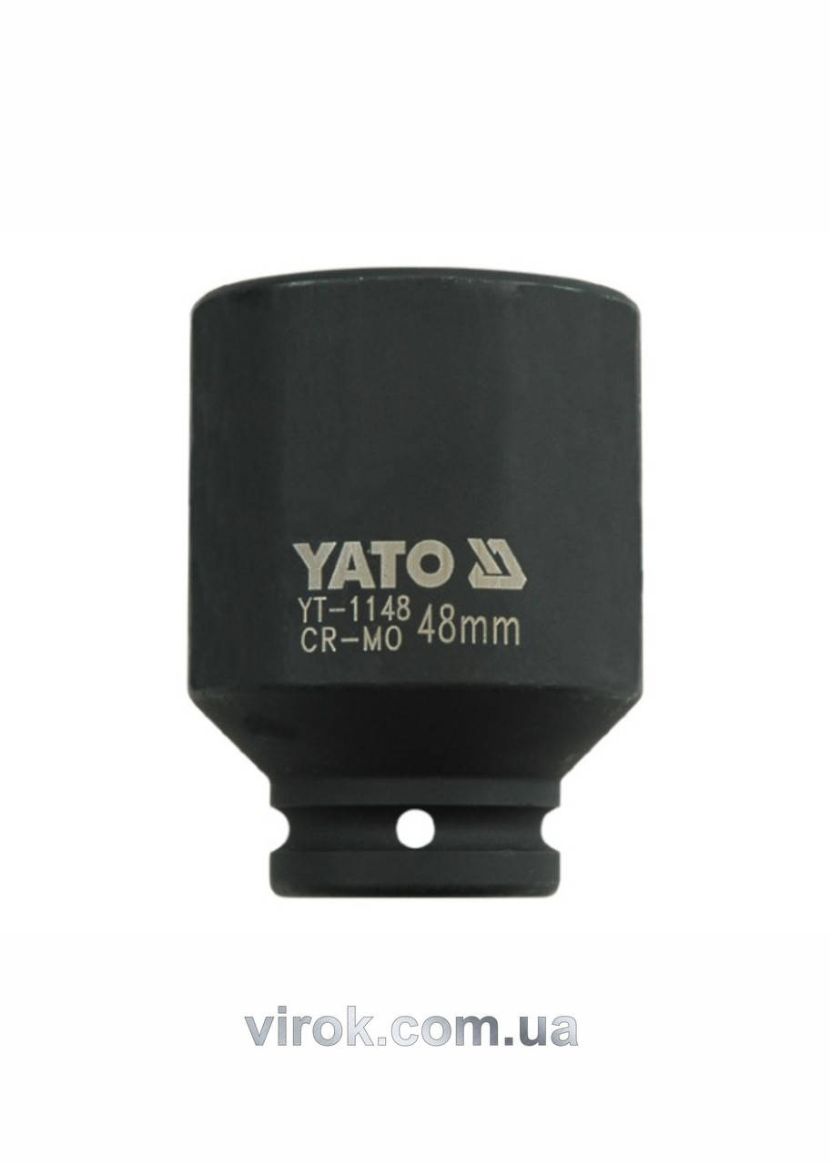 

Головка торцевая ударная шестигранная YATO 3/4" M48 х 90 мм YT-1148