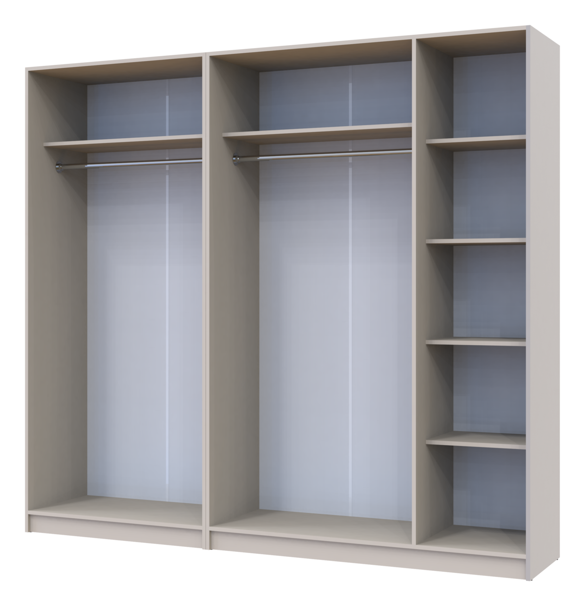 Шафа для одягу комплект Промо Кашемір 2+3 ДСП 225х48х204 (80737673) 6