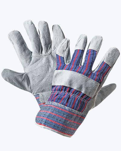 

Перчатки спилковые комбинированые, Белый