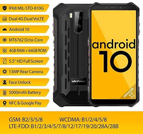 

Противоударный смартфон Ulefone Armor X5 Pro 4/64GB 8 ЯДЕР NFC