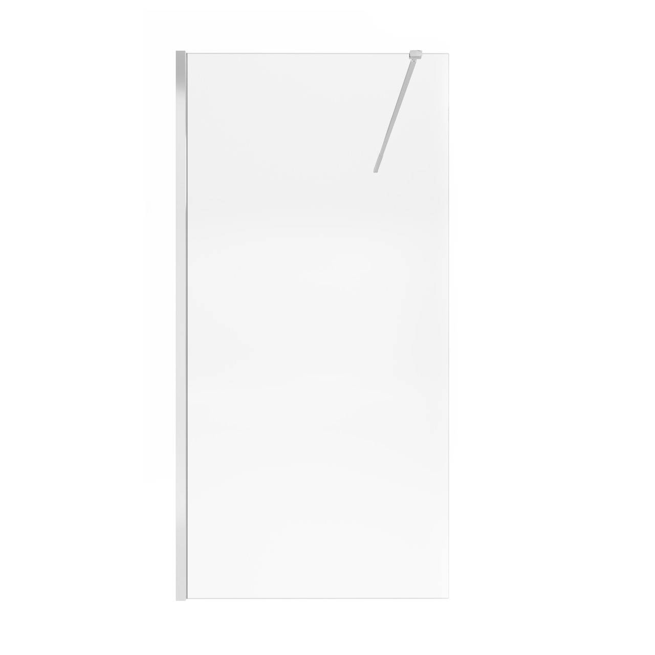 

Душевая перегородка Qtap Walk-In Standard CRM201.C8 100х190 см, стекло Clear 8 мм, покрытие CalcLess
