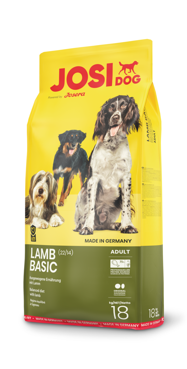 

JosiDog (Йозидог) Basic Lamb сухой корм для взрослых собак с ягненком, 18 кг