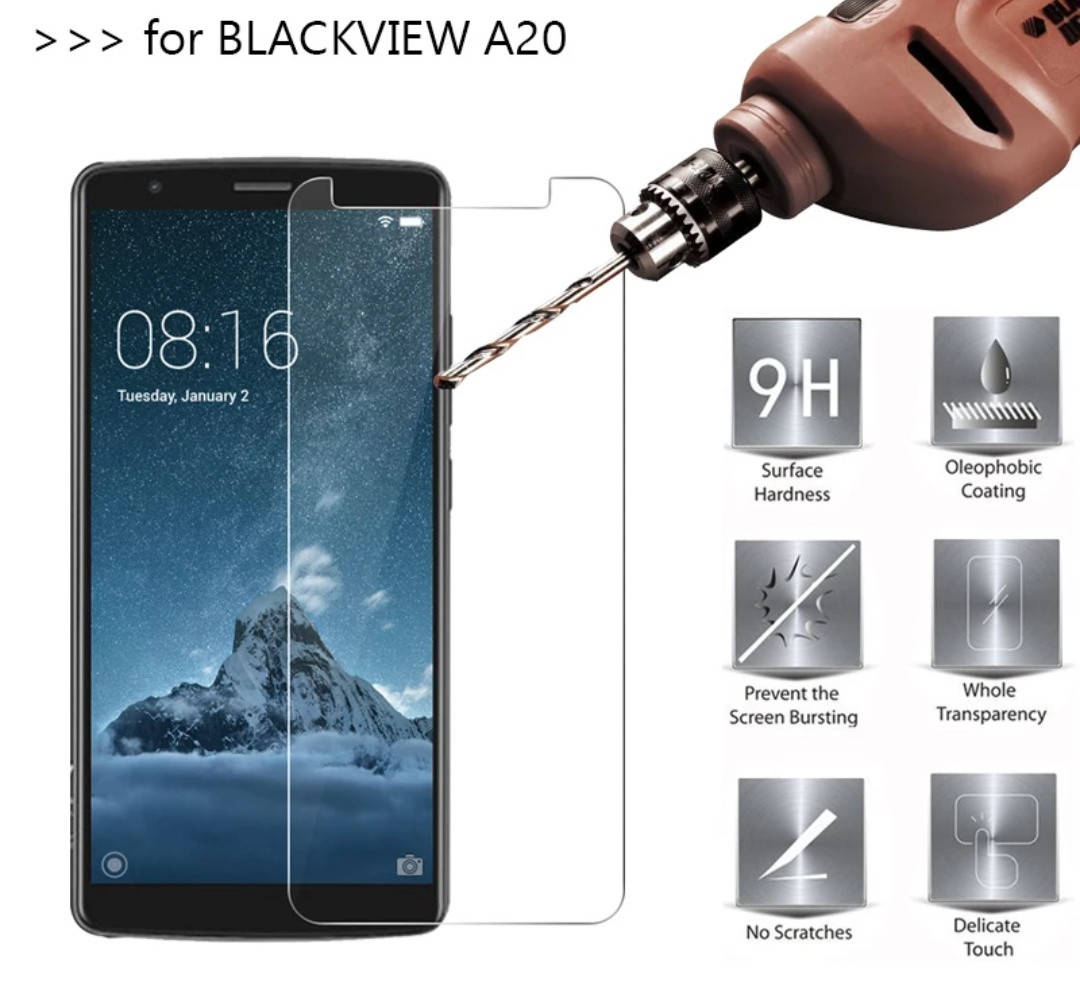 

Захистне скло 0,3 мм для Blackview A20