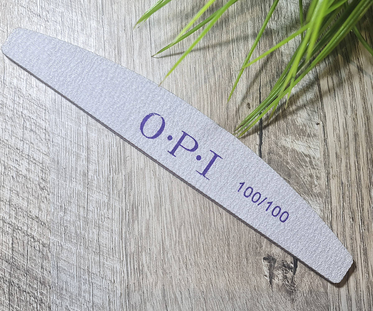 

Пилочки для ногтей лодочка OPI 100/100 гритт, 1шт