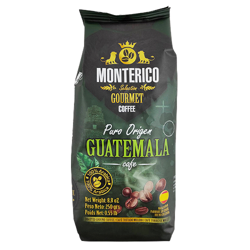 

Кава Монтеріко Гватемала (мелена) Monterico Guatemala 250g 16шт/ящ (Код : 00-00004661)