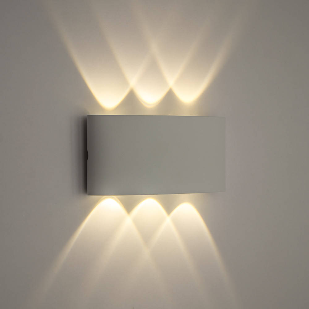 

Настенный светодиодный светильник, бра LUMINARIA LINZA SIX 6W R170 3000K WHITE 220V IP54, Белый