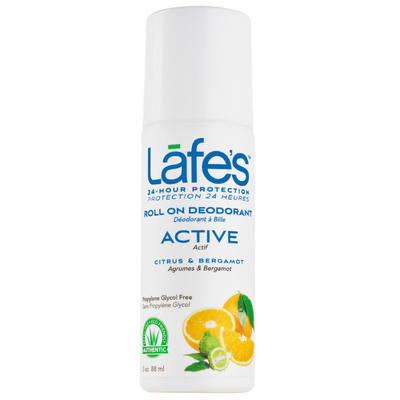 

Натуральный роликовый дезодорант Lafe's Active (Цитрус и Бергамот), 88 мл