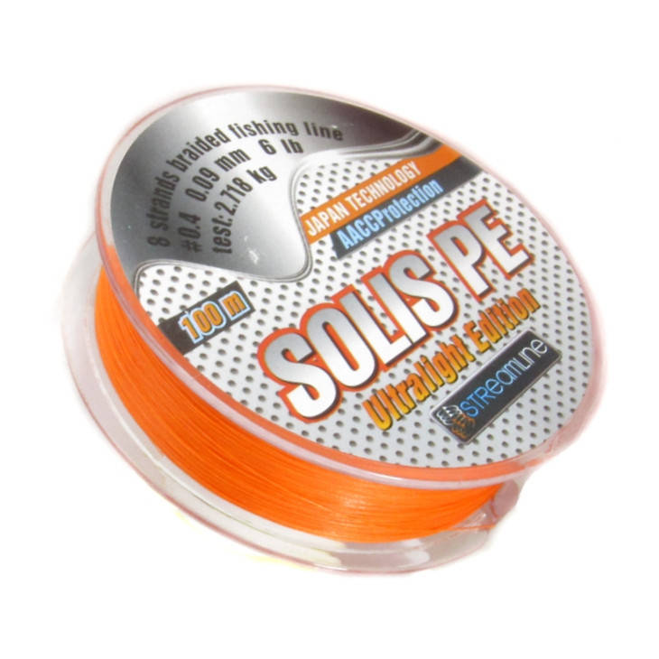

Шнур 8-жильний STREAMLINE SOLIS PE 150м 0,10мм