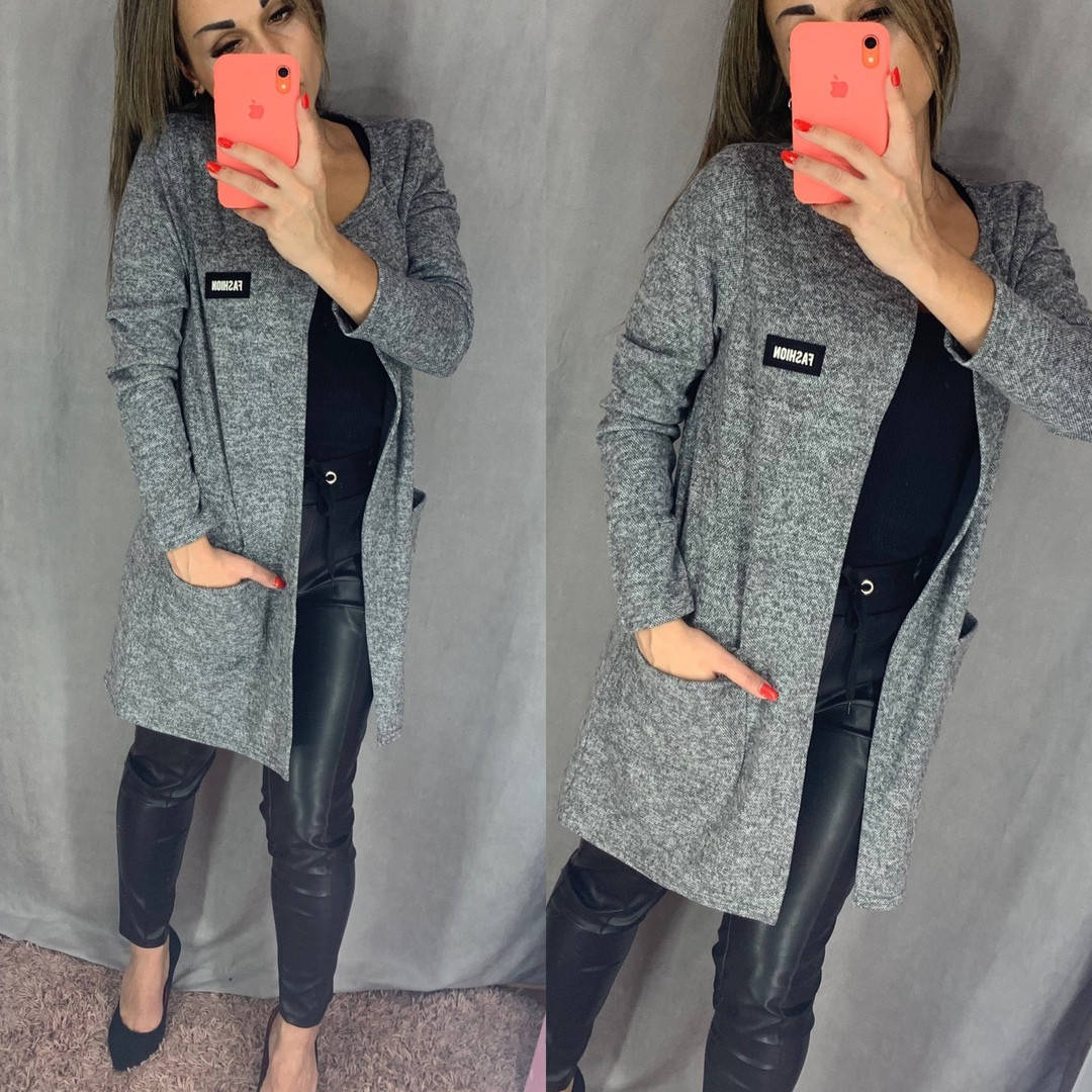 

Женский кардиган из ангоры софт, без застёжки, в форме пиджака, с длинным пиджаком (42-46), Разные цвета