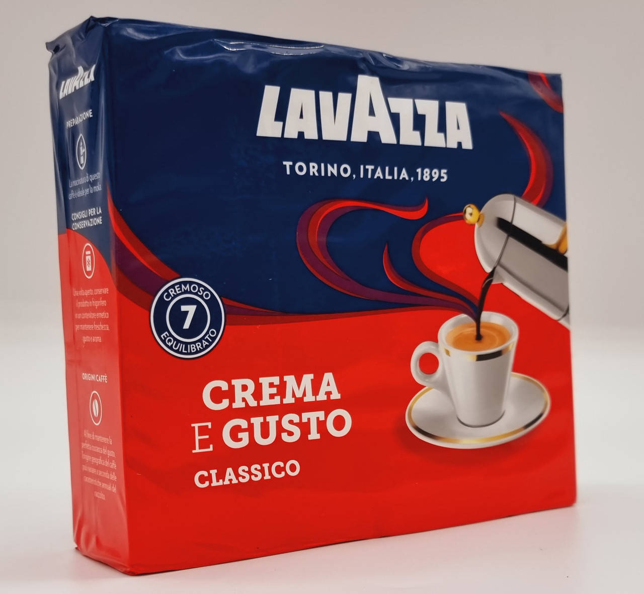 

Кофе молотый "Lavazza Crema e Gusto" 500г(2х250г) Италия 30/70