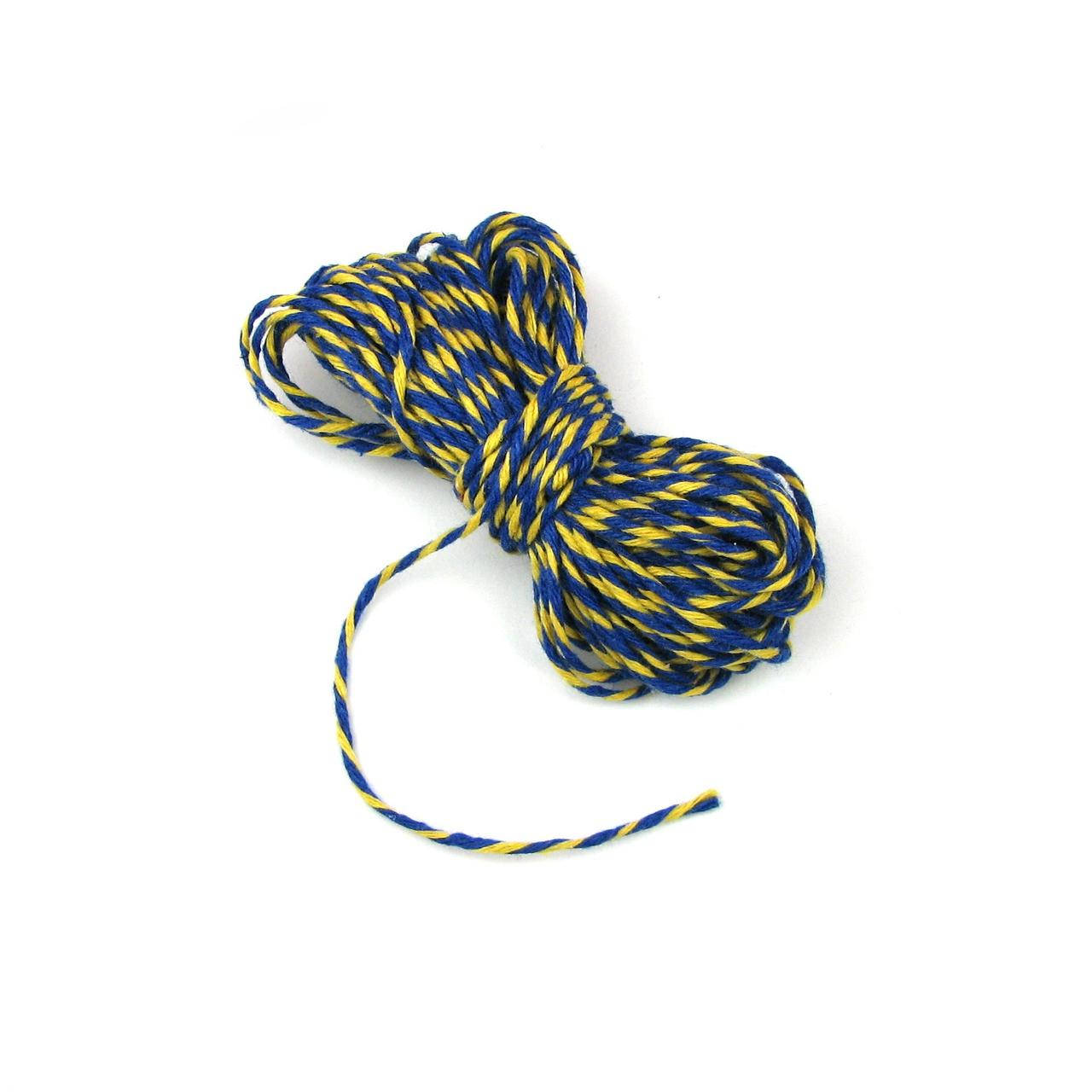 

Шнур двухцветный хлопковый. отрез 5м