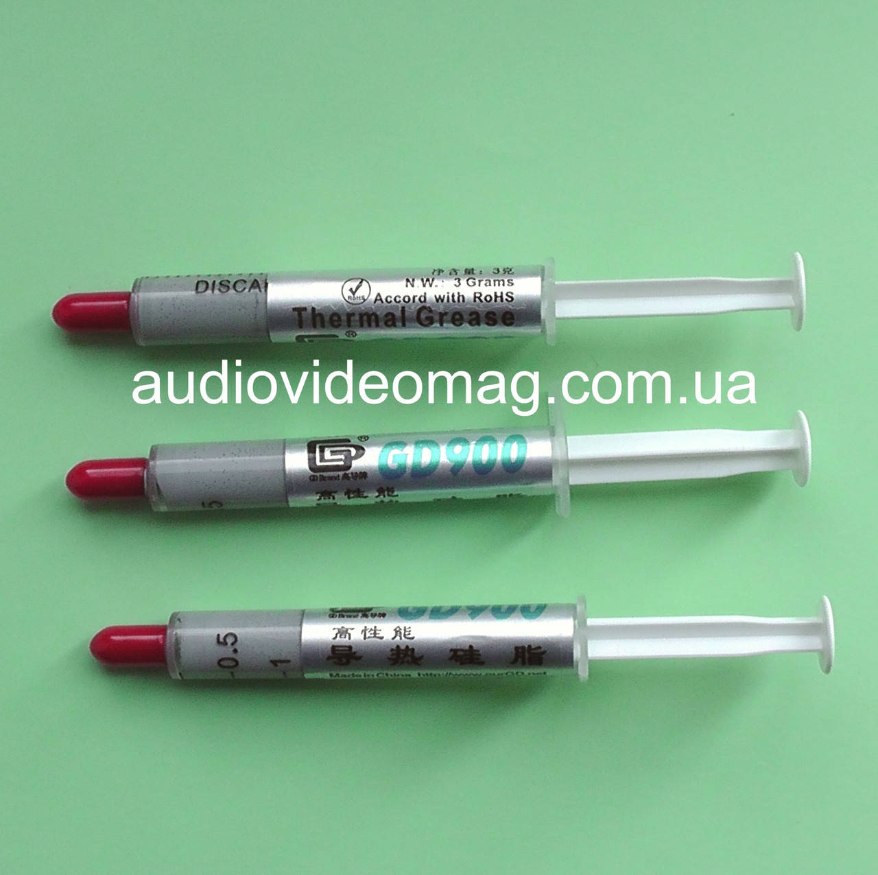

Термопаста (теплопроводящая, теплопроводная паста) GD900 (К/т 4,8W/m-k), вес 3 грамма