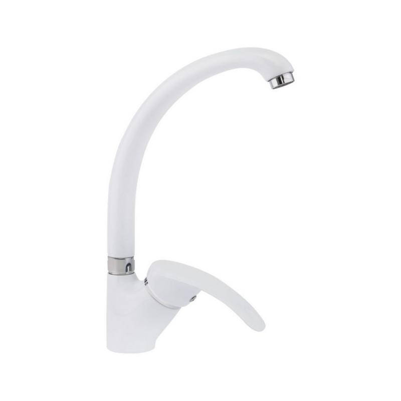 

Кухонный смеситель Qtap Mars WHI 007, Белый
