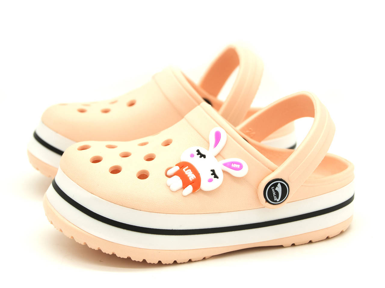 

Сабо для девочки Luck Line Персиковий (5000 peach 30-31 (19 см)