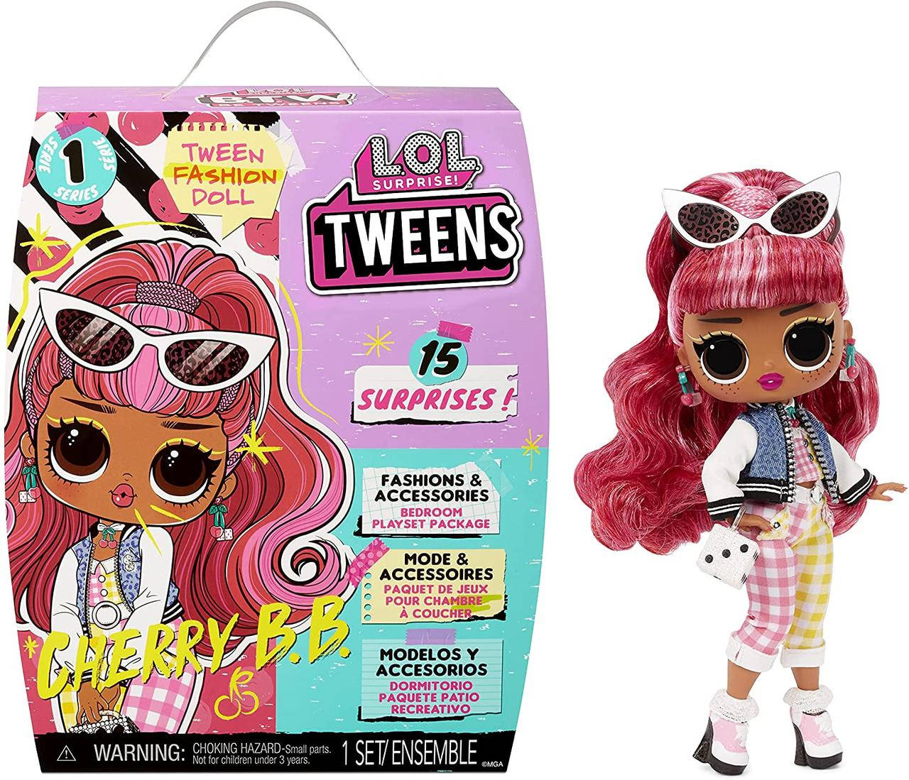 

Кукла Лол Черри-Леди серия подростки LOL Surprise Tweens Cherry BB 576709