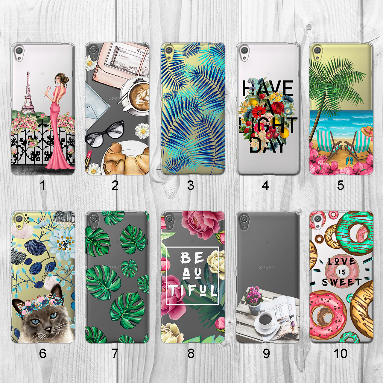 

Силиконовый чехол с рисунком для Sony Xperia XA Dual F3112 (new collection)