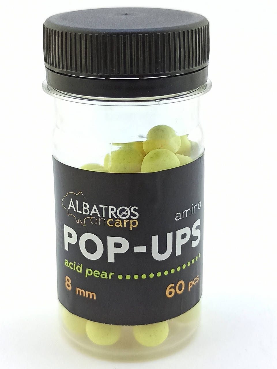 

Бойлы плавающие Amino POP-UP Acid Pear (КИСЛАЯ ГРУША) 8мм "Albatros on Carp"