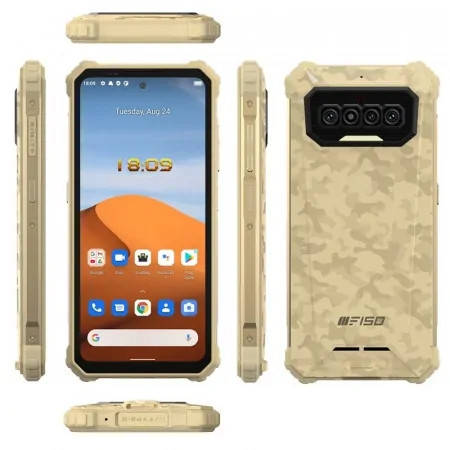 

Защищеный Смарфтон 8300mAh Oukitel R2022 F150 8GB/128Gb Мошный Противоударный Телефон Камера ночного видения, Черный