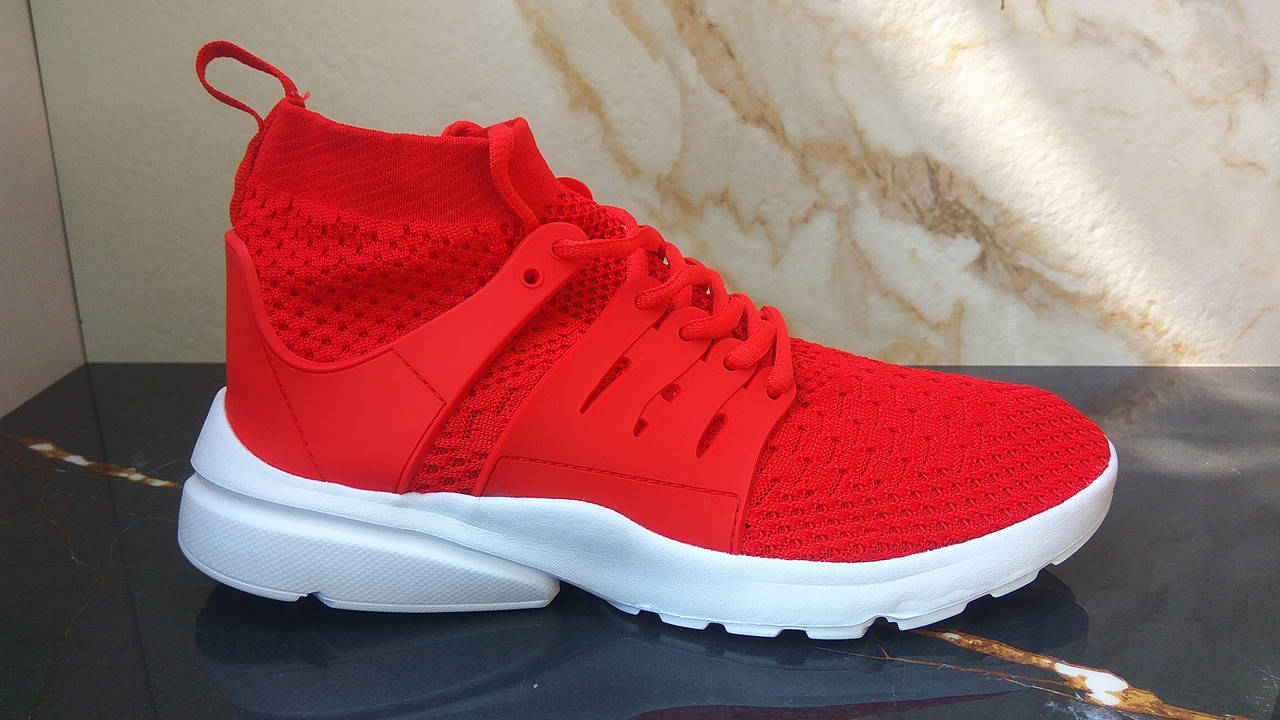 

Женские кроссовки Красно/Белые. Лето/Весна. Для повседневной жизни, прогулок или для бега. Легкие, удобные., Красный