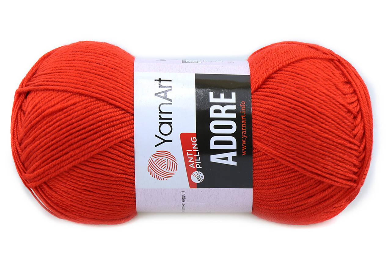 

YarnArt Adore, Красный №371