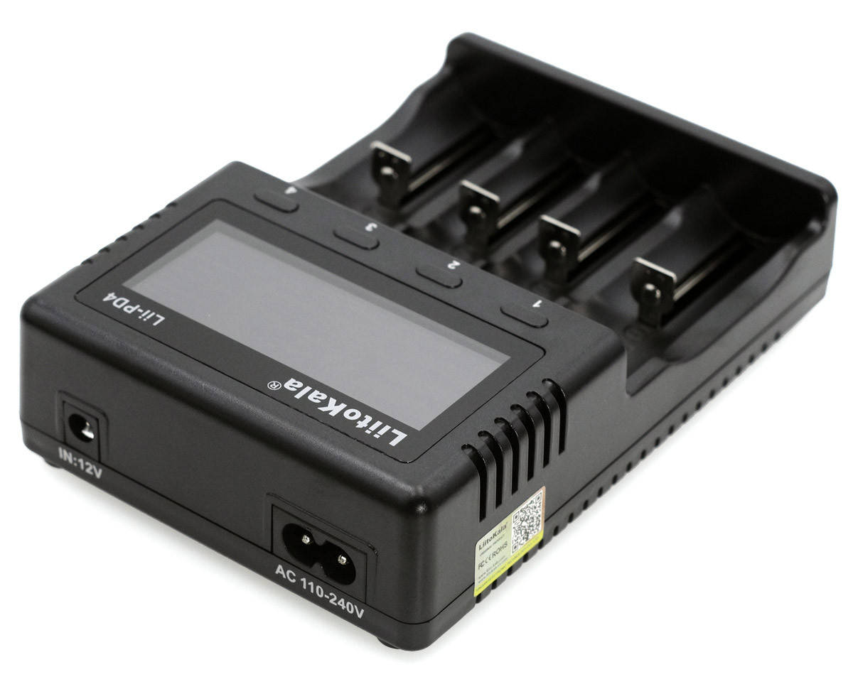 

Универсальное ЗУ Liitokala Lii-PD4 4 канала Ni-Mh/Li-ion/LiFePo4 220V/12V LCD