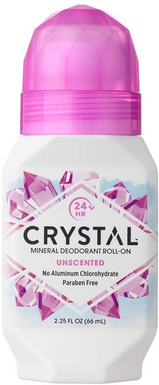 

Минеральный шариковый дезодорант без запаха Crystal Body Deodorant, 66 мл